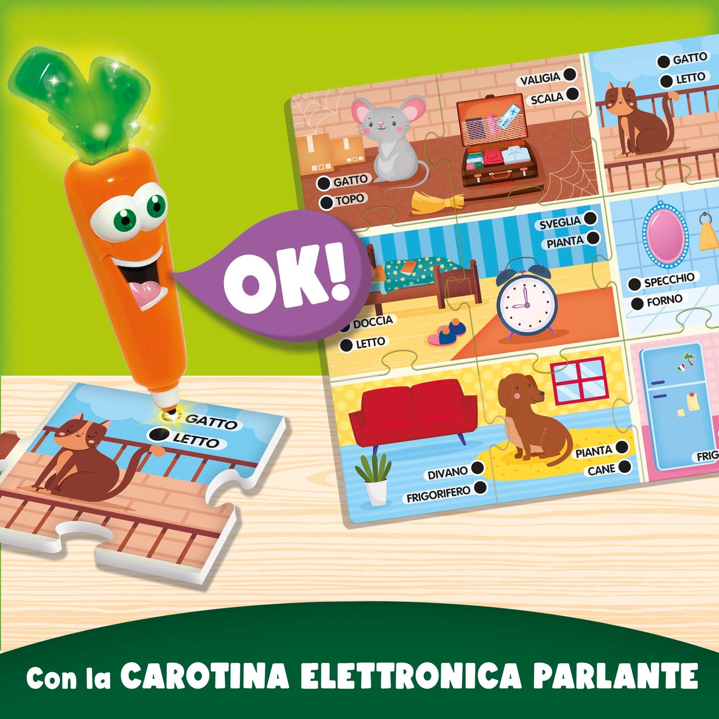 Liscianigiochi - Carotina Gli Utilissimi Penna Parlante Alfabeto Interattivo