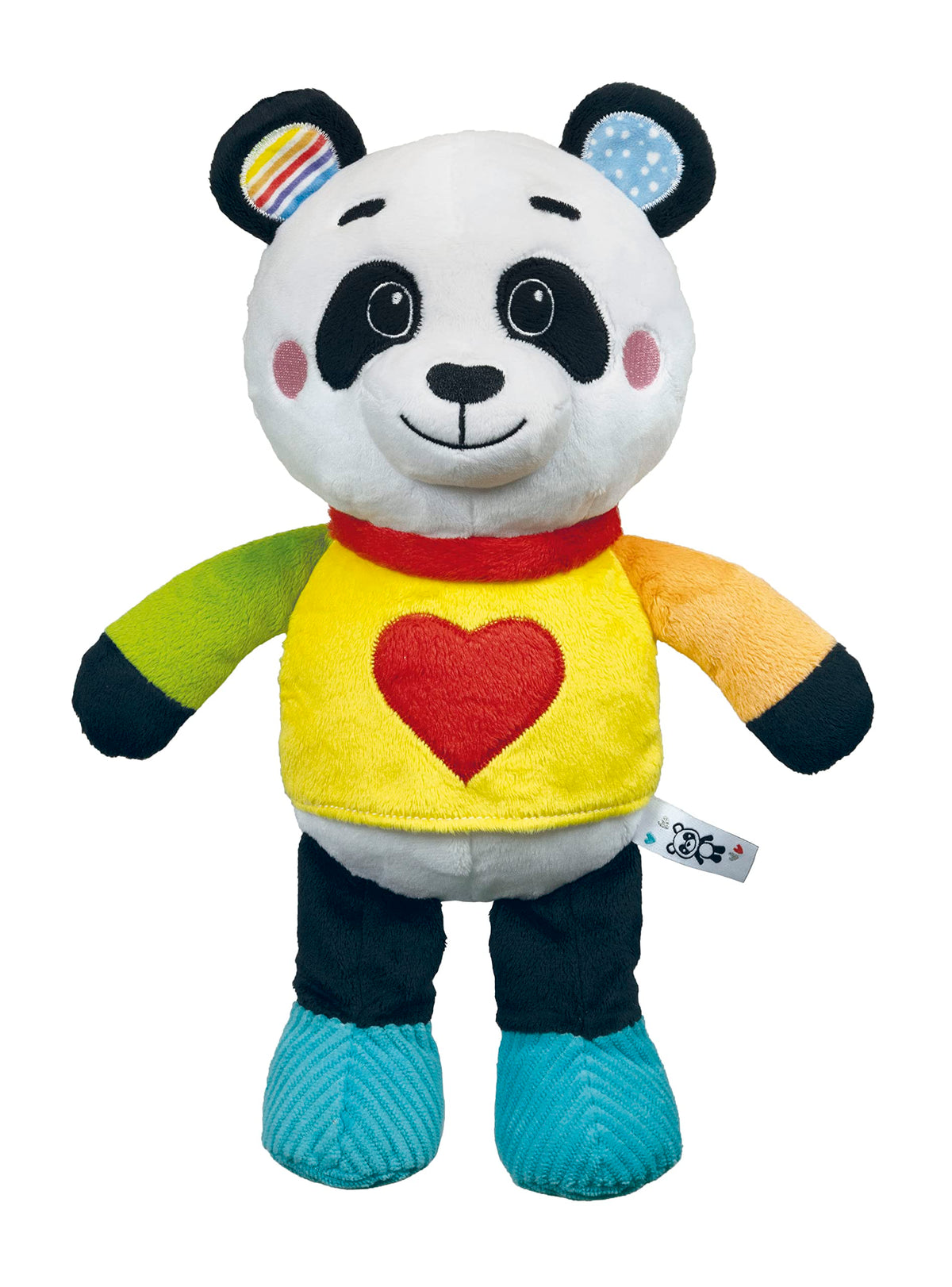 Clementoni - 17793 - Love me Panda - Peluche Neonato Interattivo, Luci E Suoni, Giocattolo Bambini 0-36 Mesi
