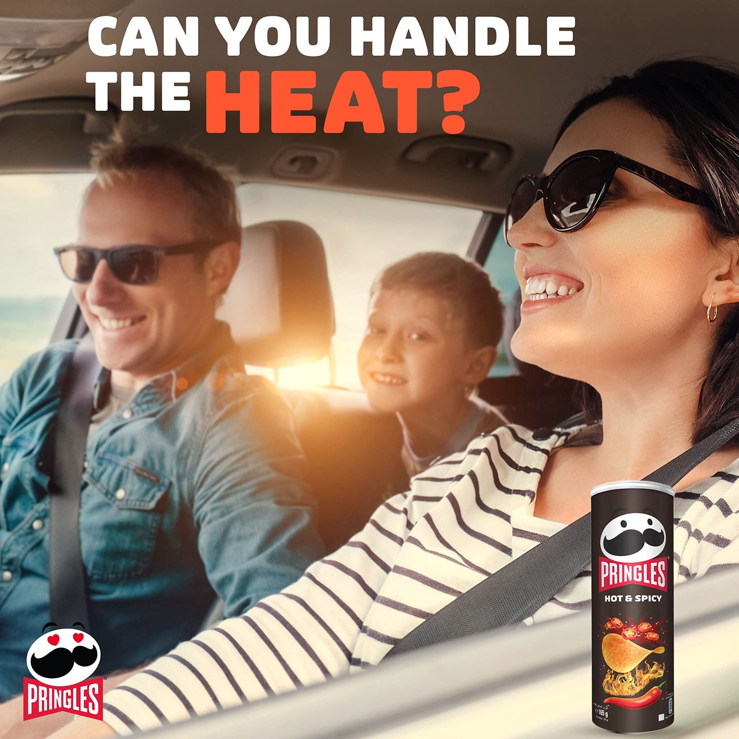 Pringles Hot e Spicy, 165g