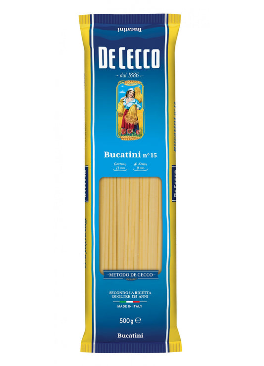De Cecco 5X Bucatini No.15 Italian Pasta 500g