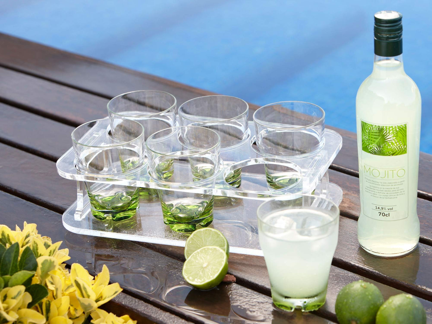 Marine Business Porta Bicchieri, Acrilico, Multicolore, cm