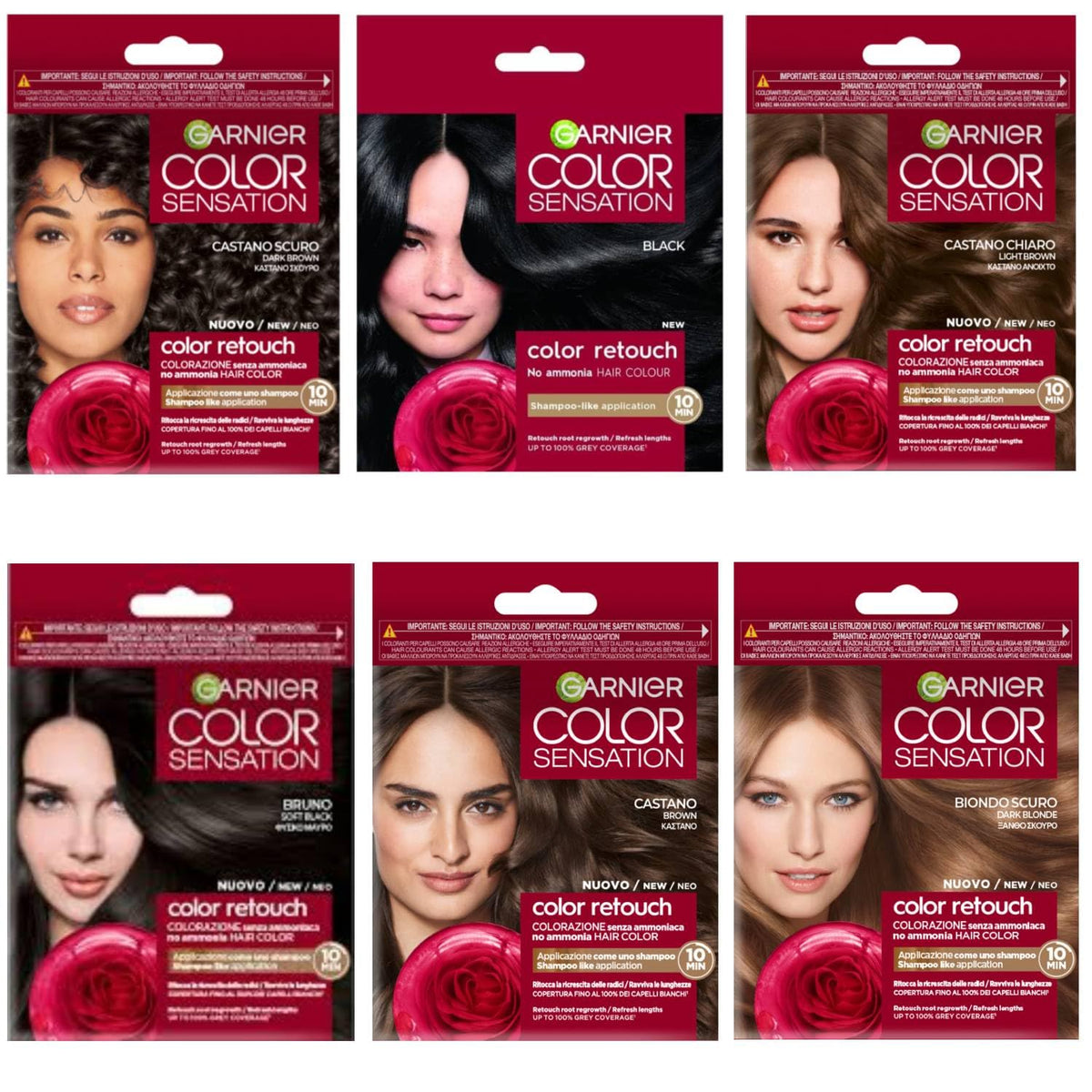 Garnier Color Sensation Retouch Ritocco Per La Ricrescita Dei Capelli Senza Ammoniaca In Soli 10 Minuti (Biondo Scuro, 1 Unità)