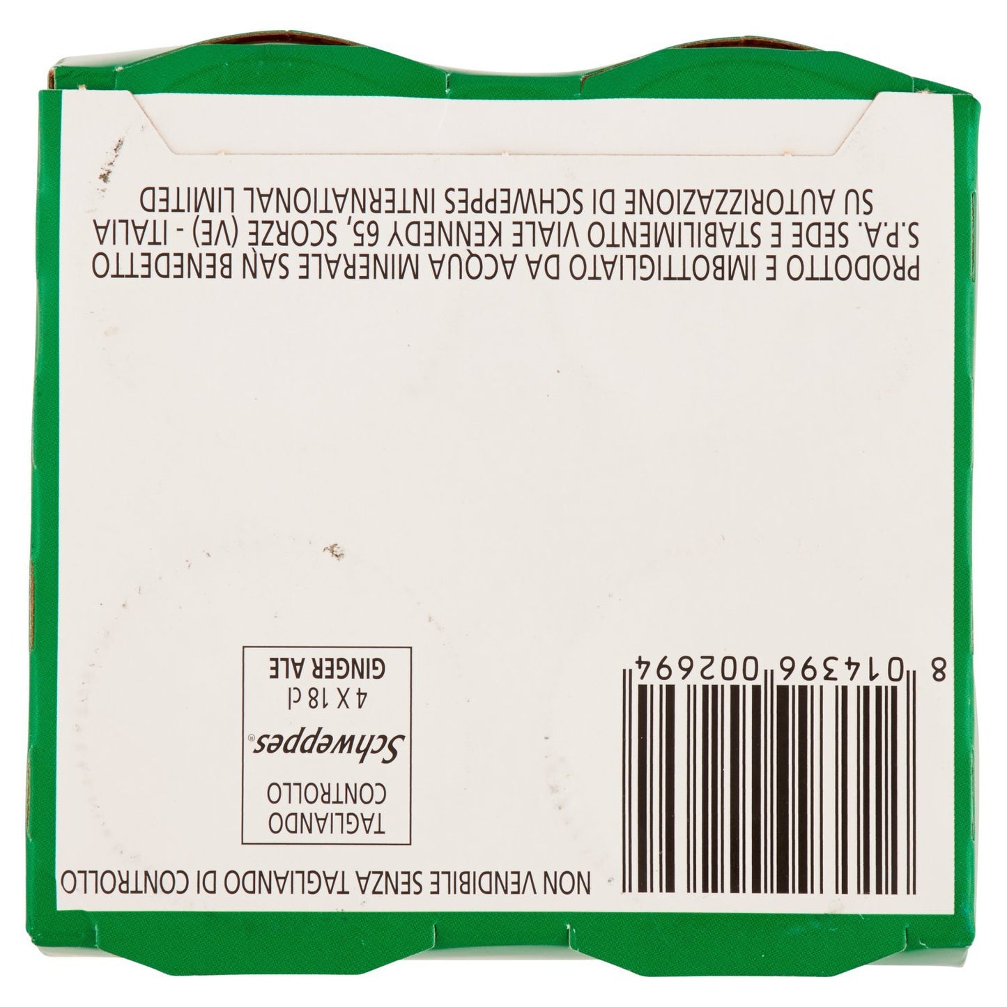 Schweppes Ginger Ale - Confezione da 4 x 180 ml