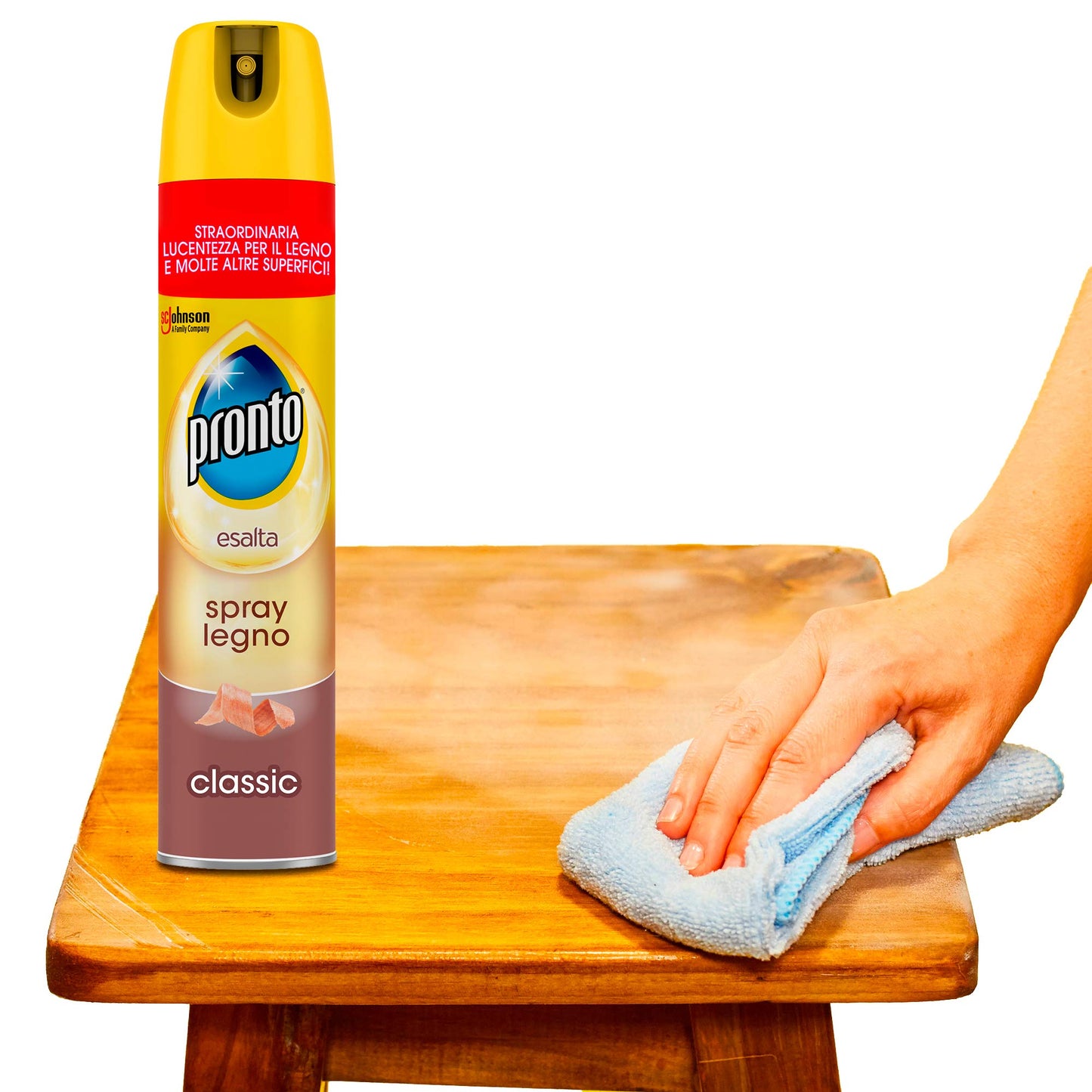 Pronto Legno Spray Expert Care, Esalta e Protegge, Adatto a Tutte le Superfici in Legno, 3 Confezione da 300 ml