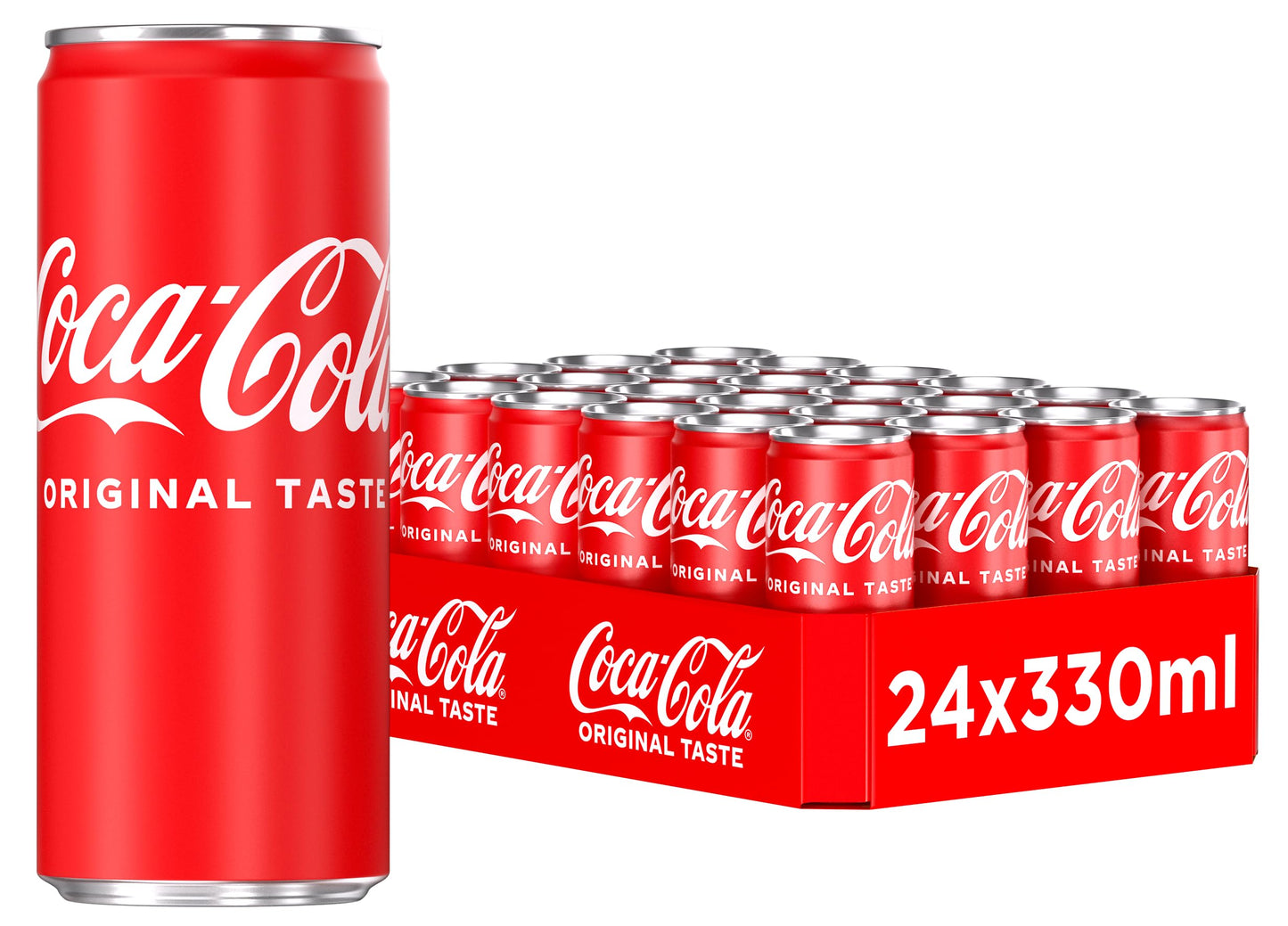 330 ml di Coca-Cola (Pack di 24 x 330 ml)