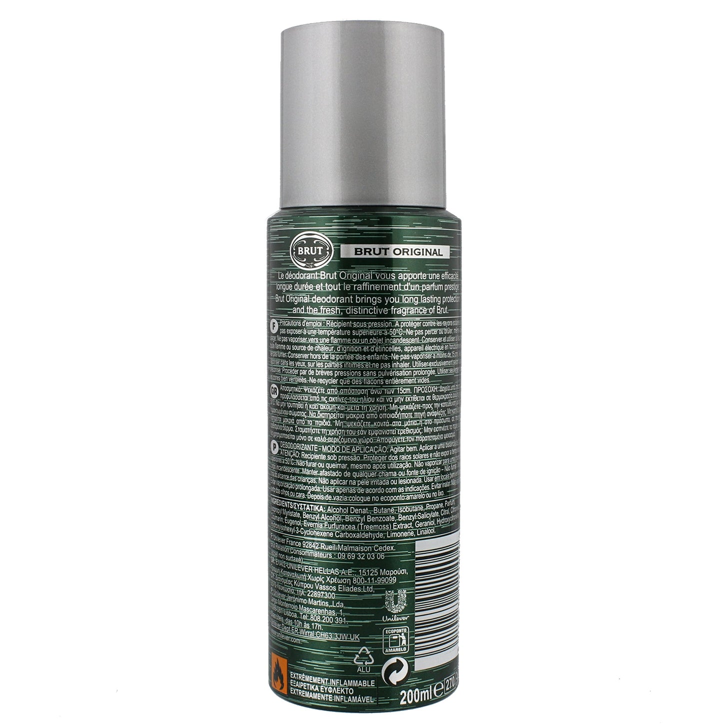 Brut Original Deodorante a lunga durata, 200 ml