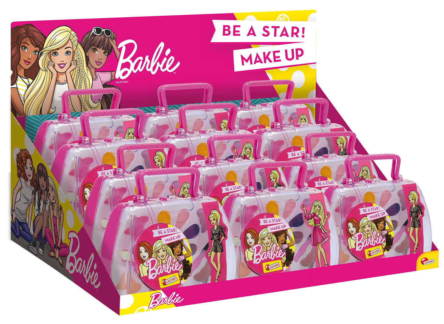 Liscianigiochi- Barbie Be a Star, Make Up Trousse, da 5 anni, 95445