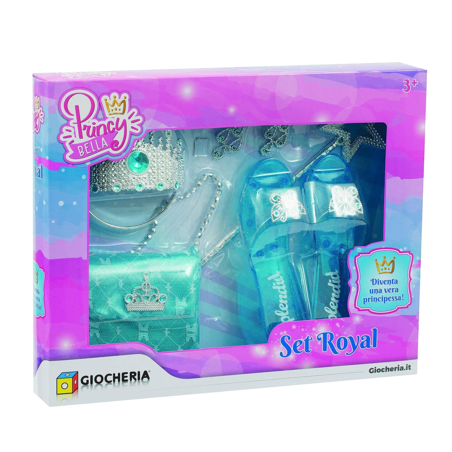 LIBROLANDIA Giocheria GGI190208 PRINCY Bella - Set Principessa Completo di Tanti Accessori