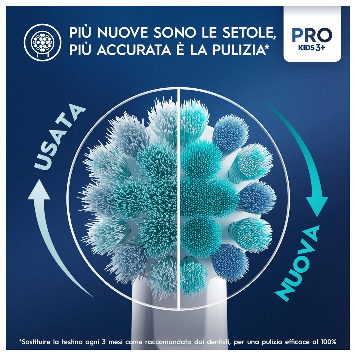 Oral-B Spazzolino Elettrico Ricaricabile Pro Kids Marvel Spiderman, 1 Testina, per Bambini da 3 Anni in Su, 1 Spazzolino