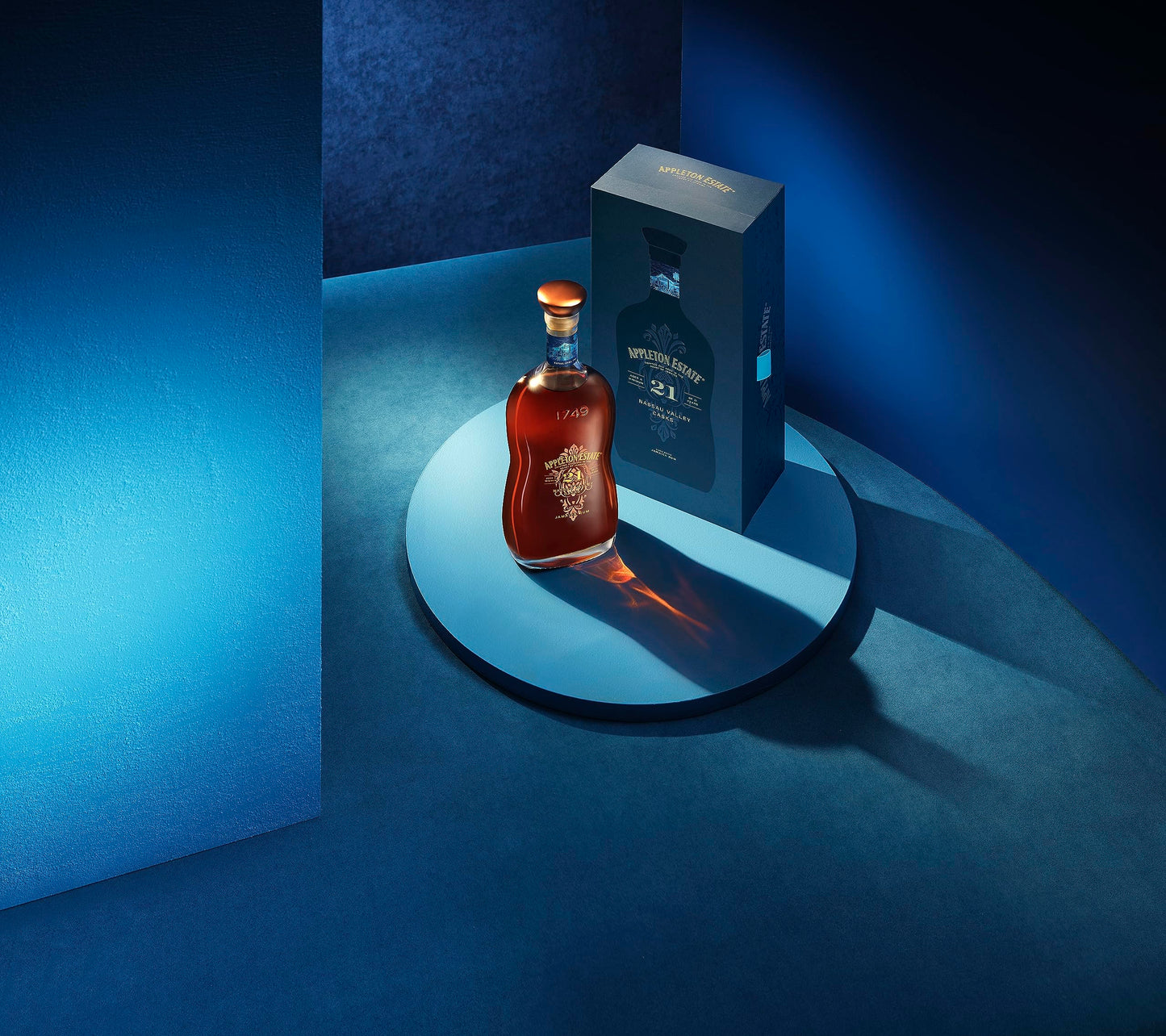 Appleton Estate - Rum Giamaicano Invecchiato 21 Anni, Nassau Valley Casks, Astucciato, 70cl, 43% Vol