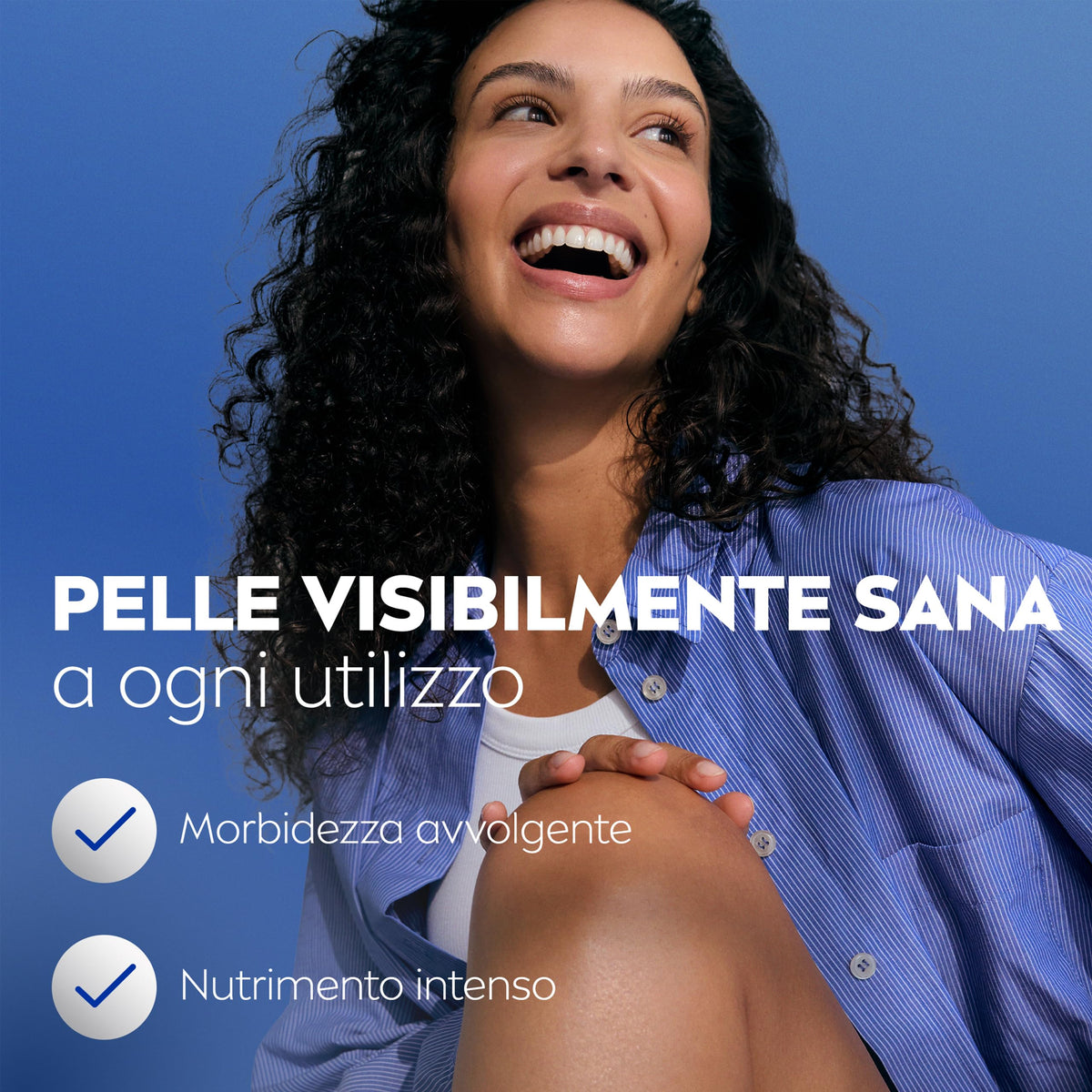 NIVEA Crema Corpo Vellutante 500 ml, Crema idratante corpo 72h arricchita con Acido Ialuronico Puro, Burro di Karité e Siero Nutrimento Intenso, Crema corpo idratante pelle secca