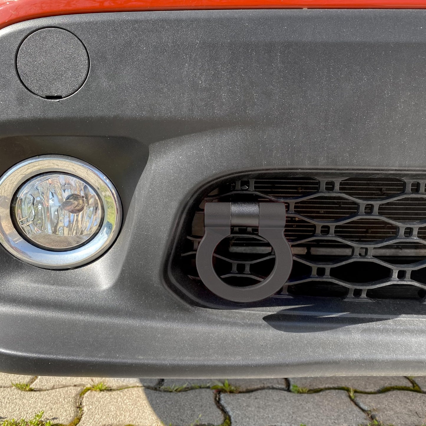 CG94 GANCIO DI TRAINO UNIVERS NERO IN ALLUMINIO