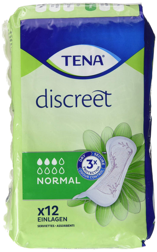 Tena Lady Discreet - Assorbenti igienici, confezione da 12