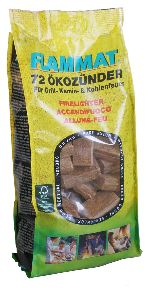 ACCENDIFUOCO ECOLOGICO 72 CUBETTI