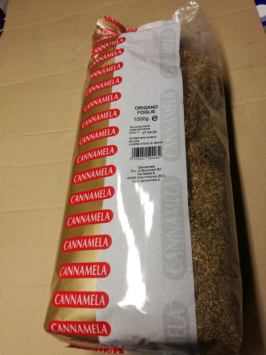 Cannamela Origano Foglie Pacco Scorta 1000g