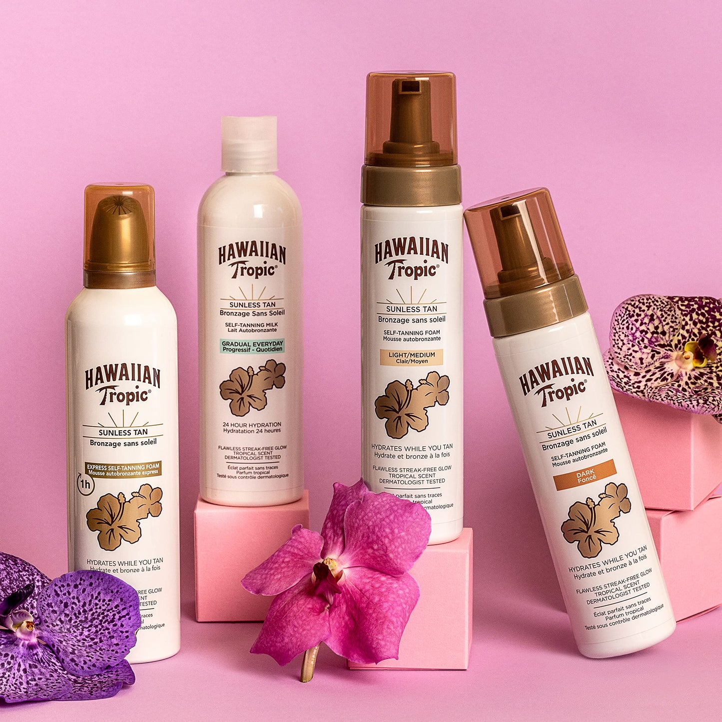 HAWAIIAN Tropic Self Tanning Eraser Mousse - Prodotto Vegano specifico per rimozione prodotti autoabbronzanti, pelle Chiara