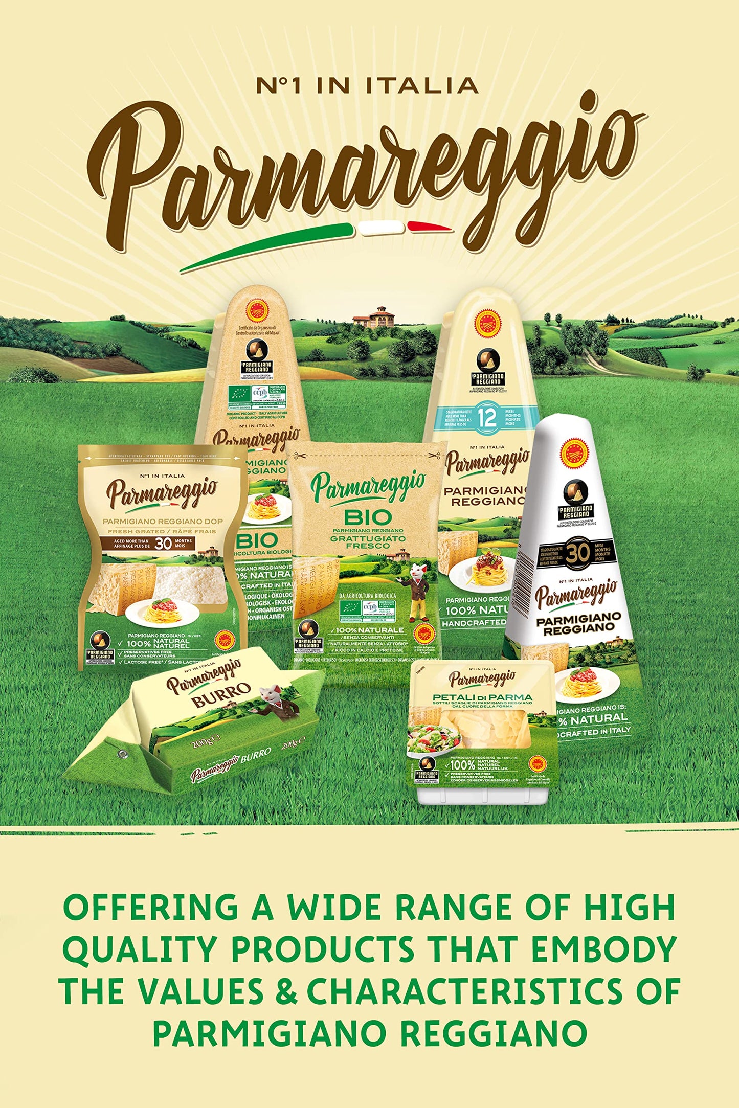 Parmareggio Parmigiano Reggiano grattugiato 30 Mesi - 0.06 kg