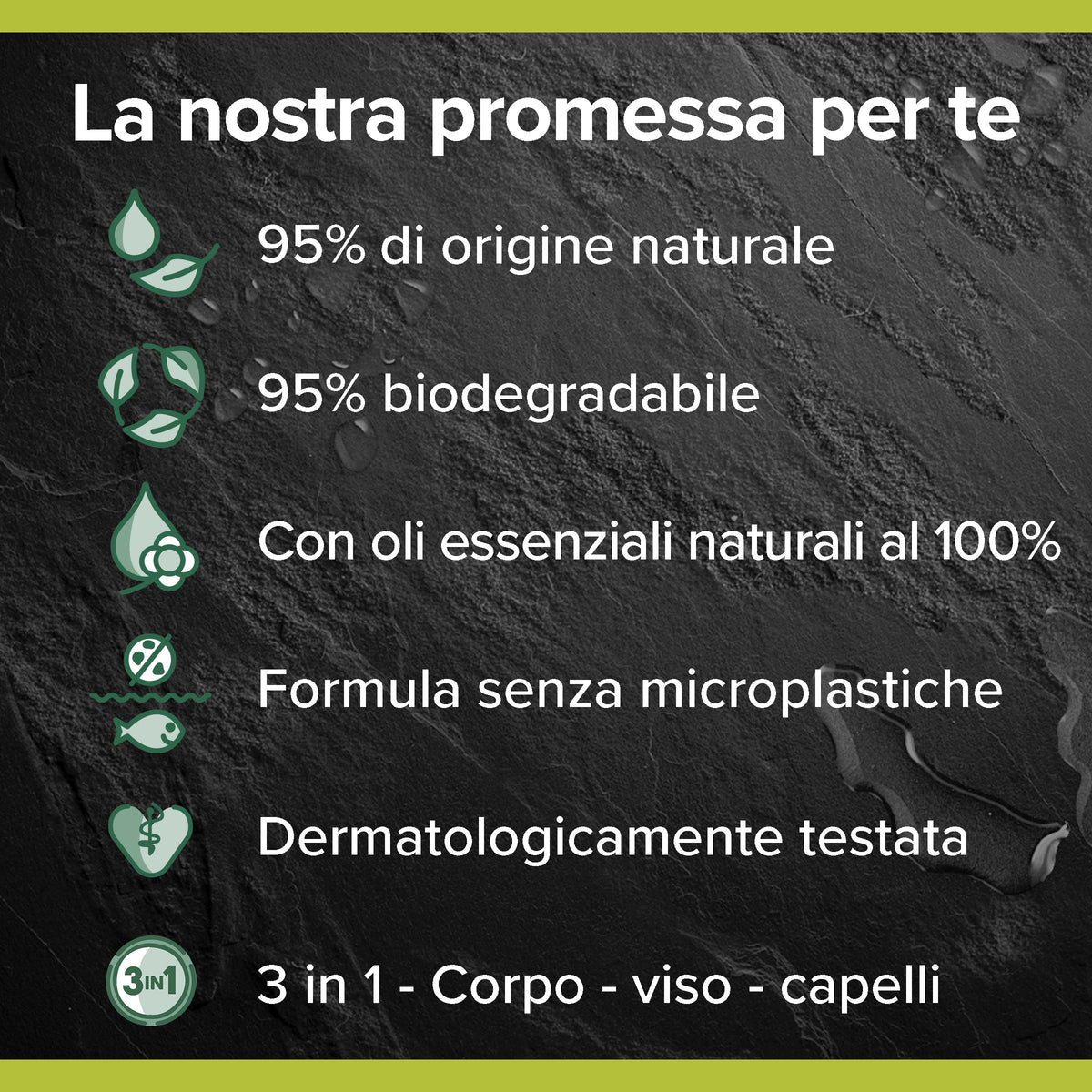 Palmolive Bagnoschiuma Men Sport 3 in 1 con oli essenziali 220ml x 6 | Docciaschiuma per uomo | Gel doccia sportivo | Profumo fresco | Detergente corpo, viso, capelli | Dermatologicamente testato