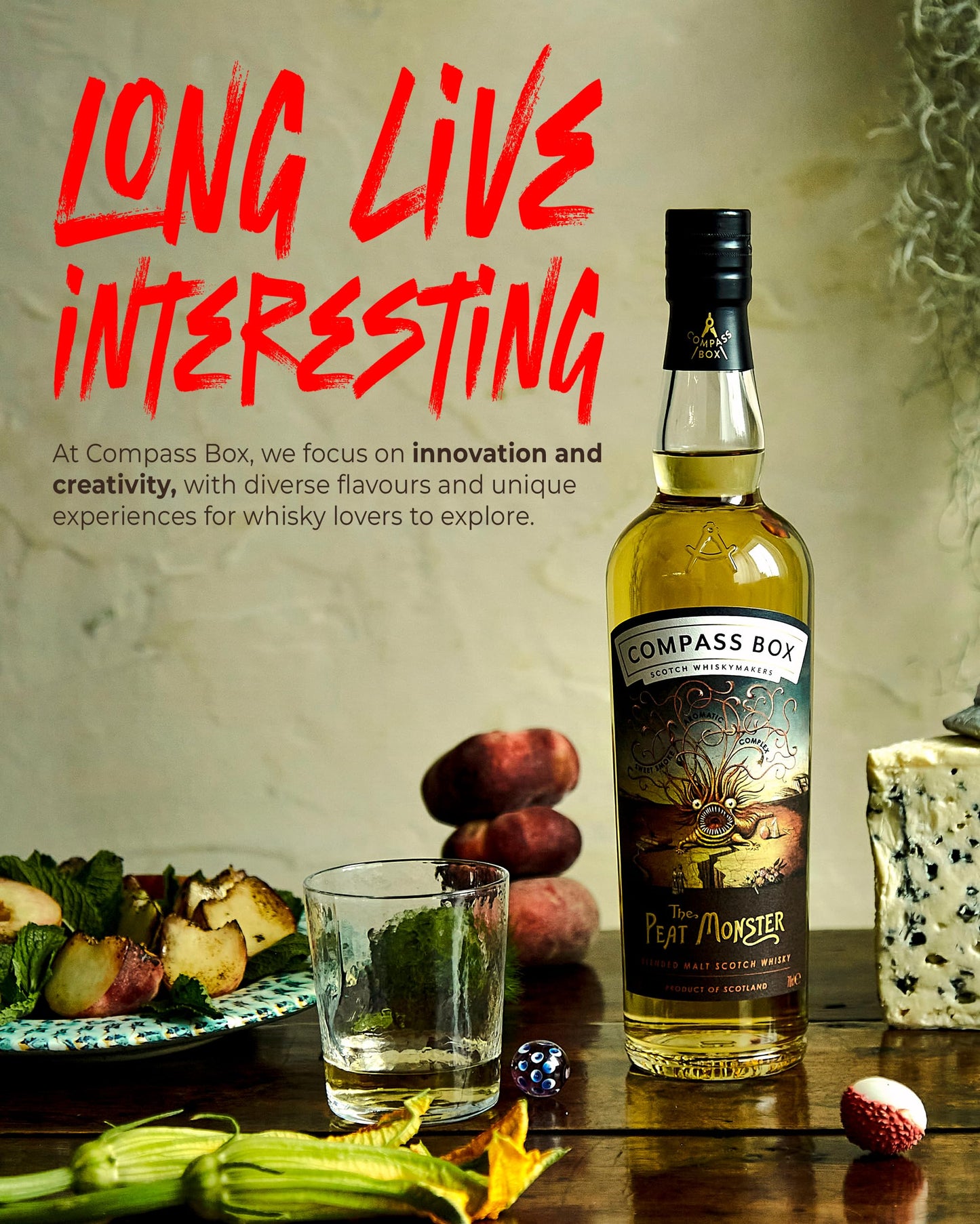 Compass Box THE PEAT MONSTER Blended Malt 46% Vol. 0,7l