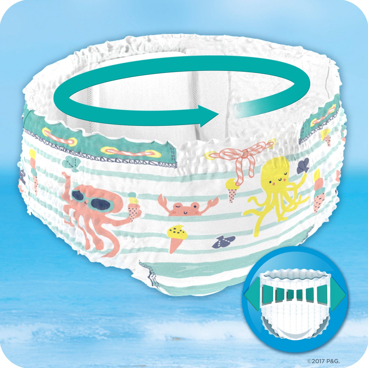 Pampers Splasher - Pannolini da bagno, misura 4