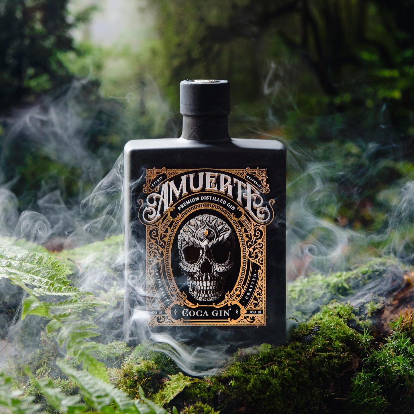 AMUERTE BLACK - 0,7l - 43% vol. - Distilled gin