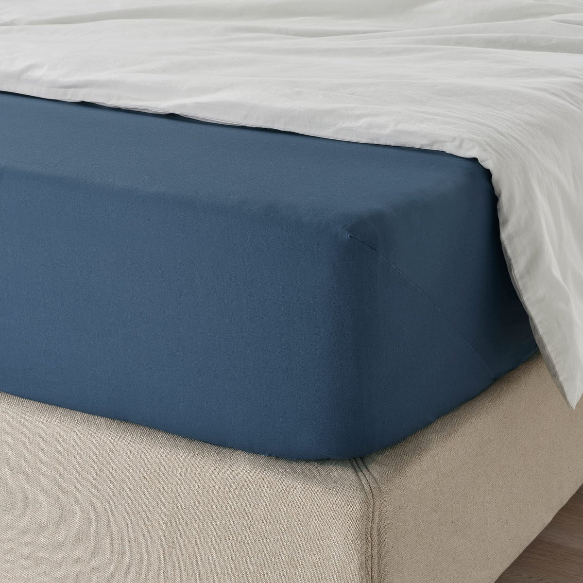 Ikea Lenzuolo con angoli ULLVIDE 90x200 cm, blu scuro