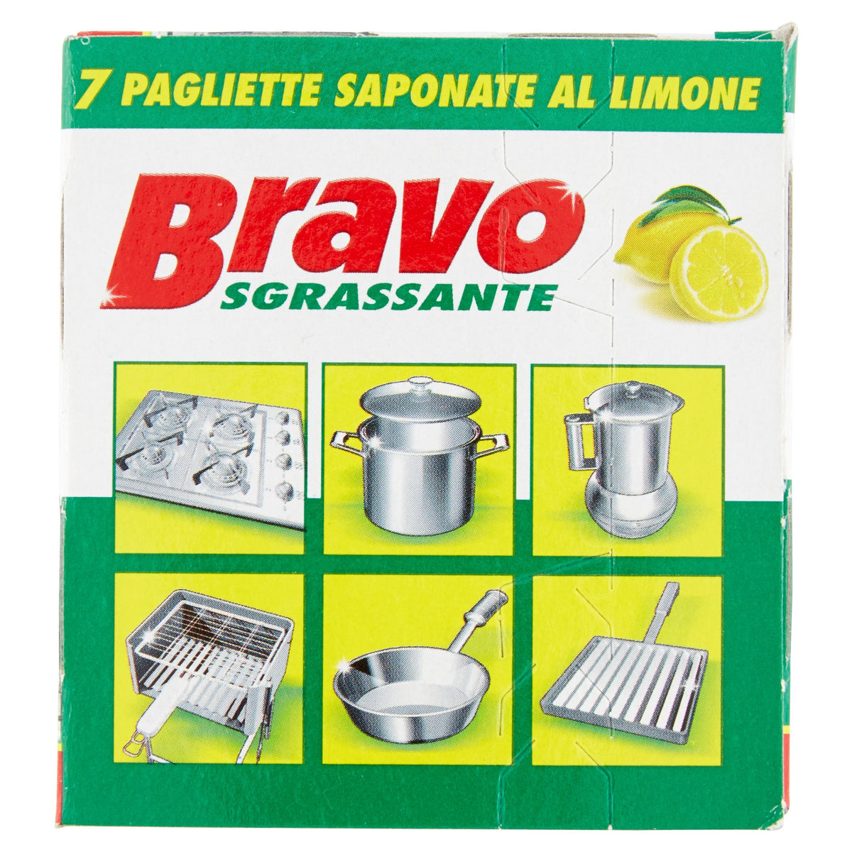 Bravo Pagliette Sgrassante - 1 Pacco da 30 x 7 - Totale: 210