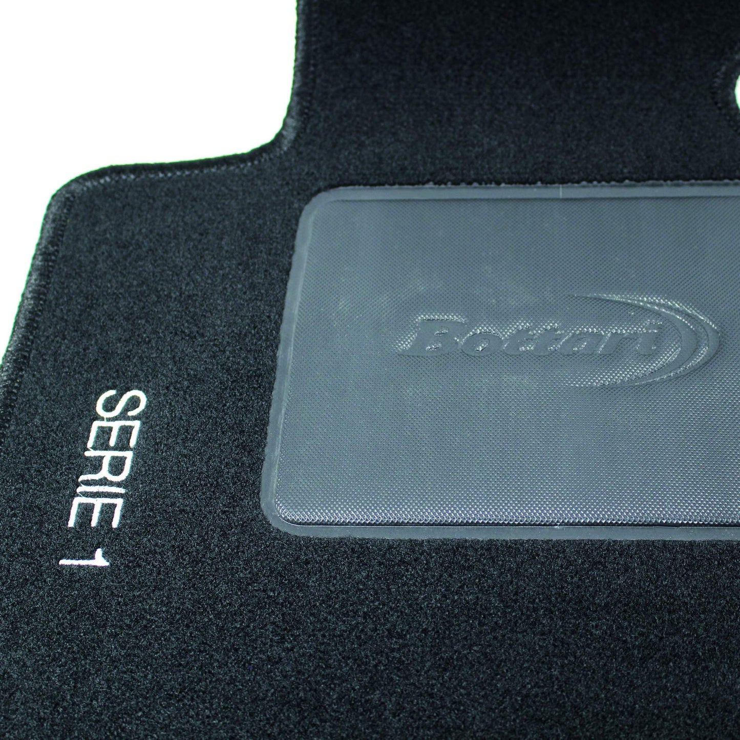 Bottari 39029 Set Tappeti Auto su Misura in Moquette per serie 1 produzione dal 2004 al 2011 , Nero, 4 Pezzi