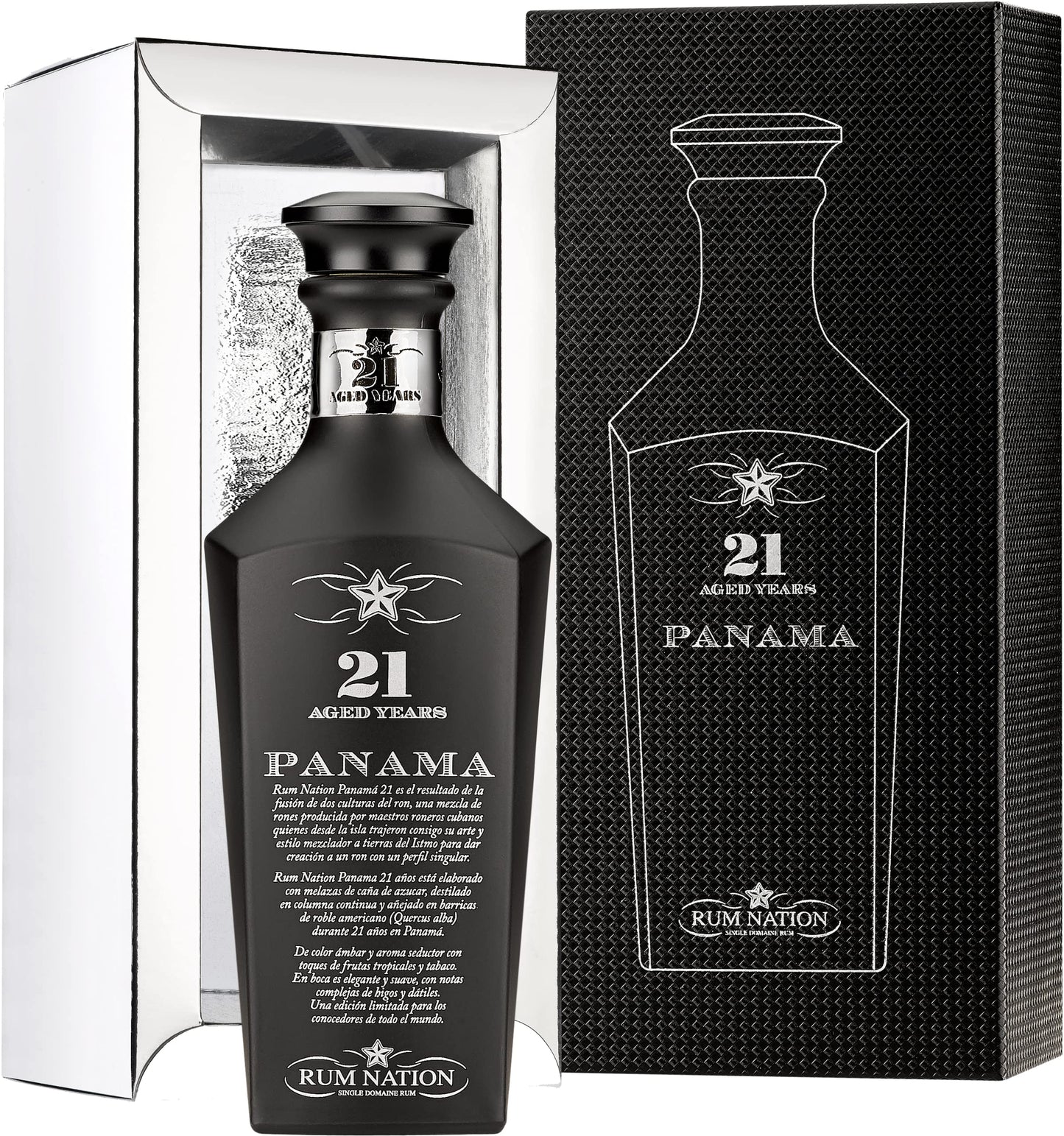 Rum Nation Panama 21 Years Old Black Edition 43% Vol. 0,7l in Giftbox