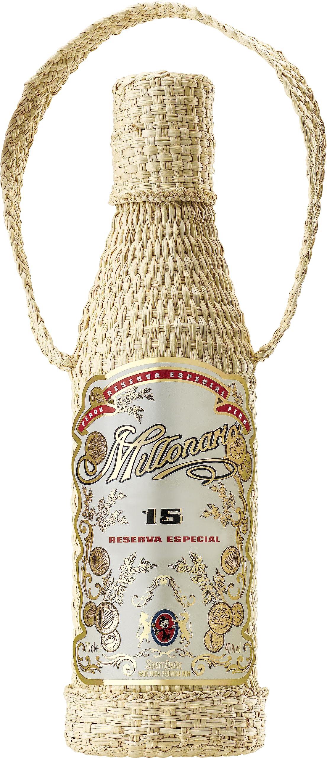 Ron Millonario 15 Reserva Especial - Rum Peruviano Dolce, 40%, Bottiglia in Vetro da 70cl