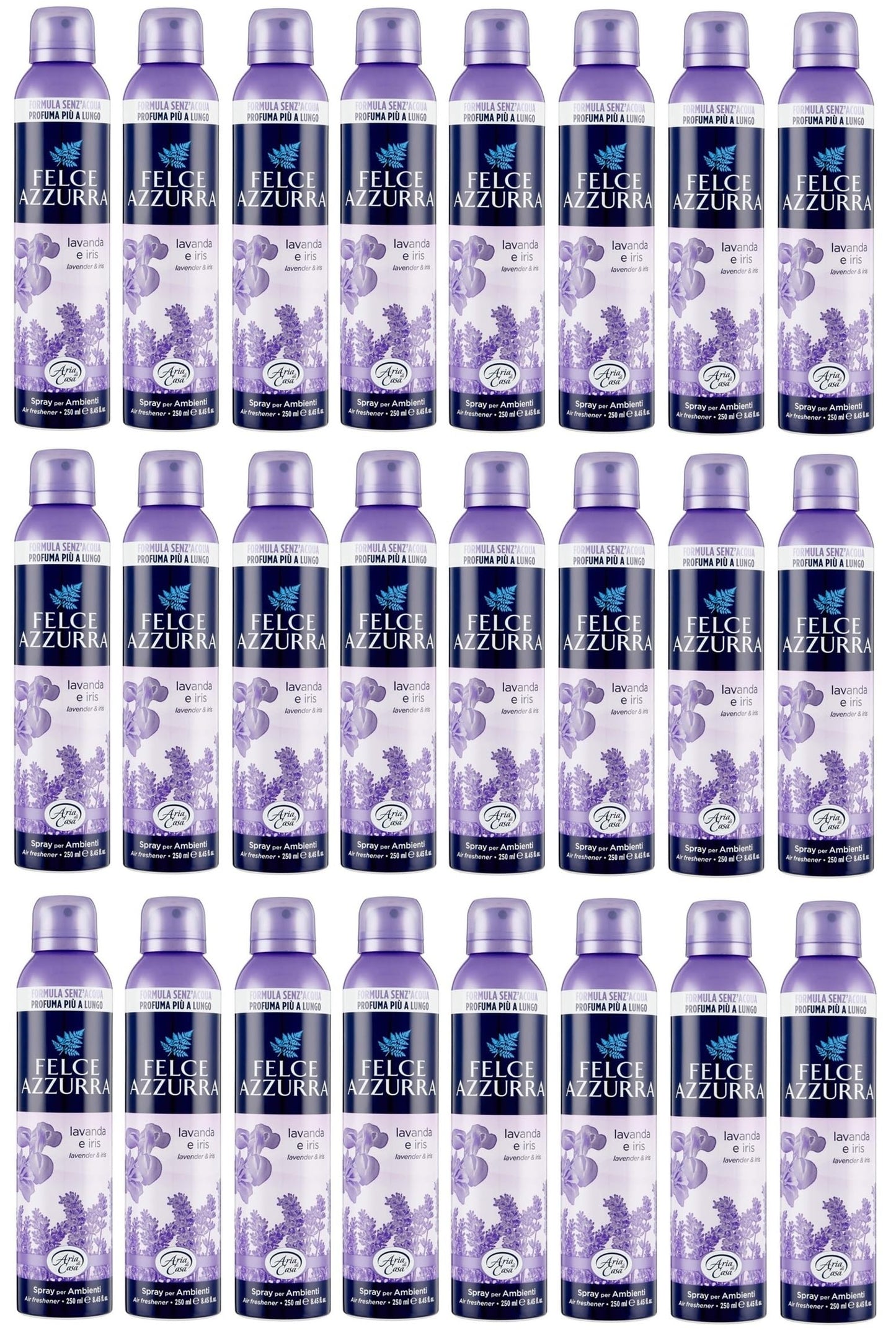 Felce Azzurra Lavanda Deodorante Ambienti, 24 confezioni da 250 ml