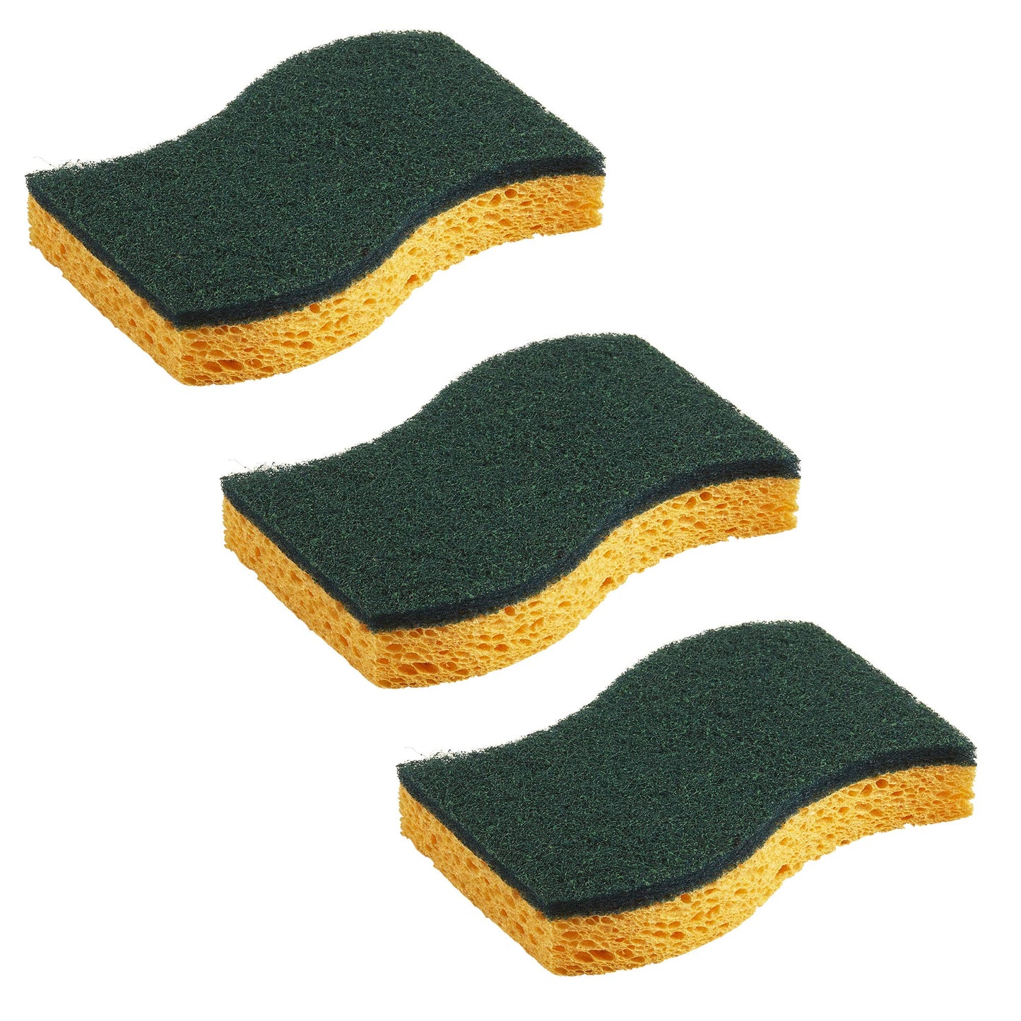 Spontex - Spugna Zero Superfici Sporcate - 3 spugne super efficaci - 4 volte più resistenti senza graffiare