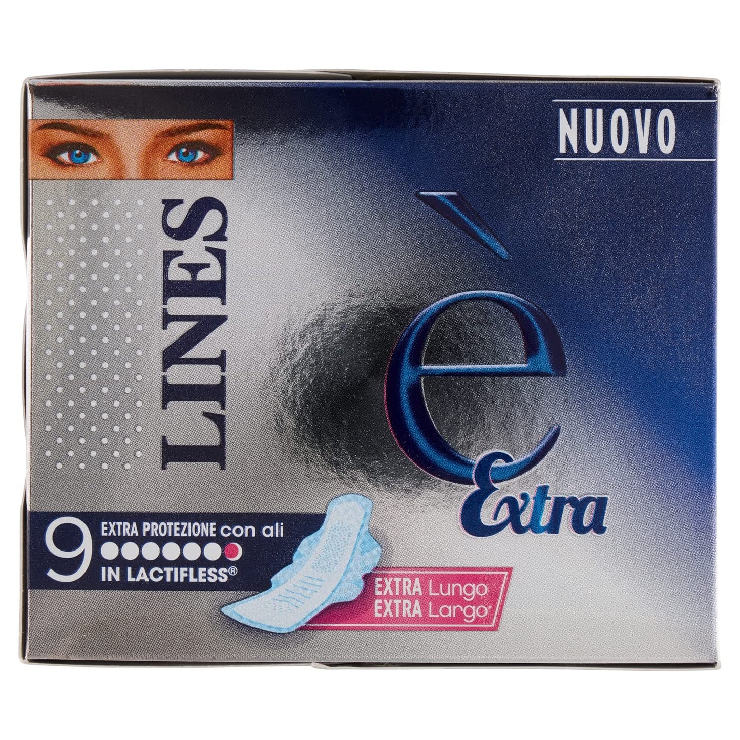 Lines È Extra con Ali Assorbenti in Lactifless, Pacco da 9 pezzi