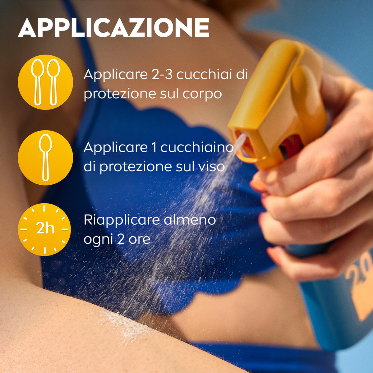 NIVEA SUN Maxi Crema Solare Spray Protect & Bronze FP 20 270 ml, Crema Solare 20 per Un'abbronzatura Dorata, Intensa e Uniforme, Protezione Solare 20 in Pratico flacone in spray