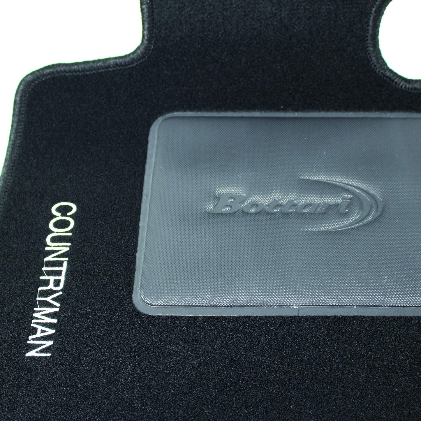 Bottari 39063 Set Tappeti Auto su Misura in Moquette per MINI Countryman produzione dal 2004 al 2016 , Nero, 4 Pezzi