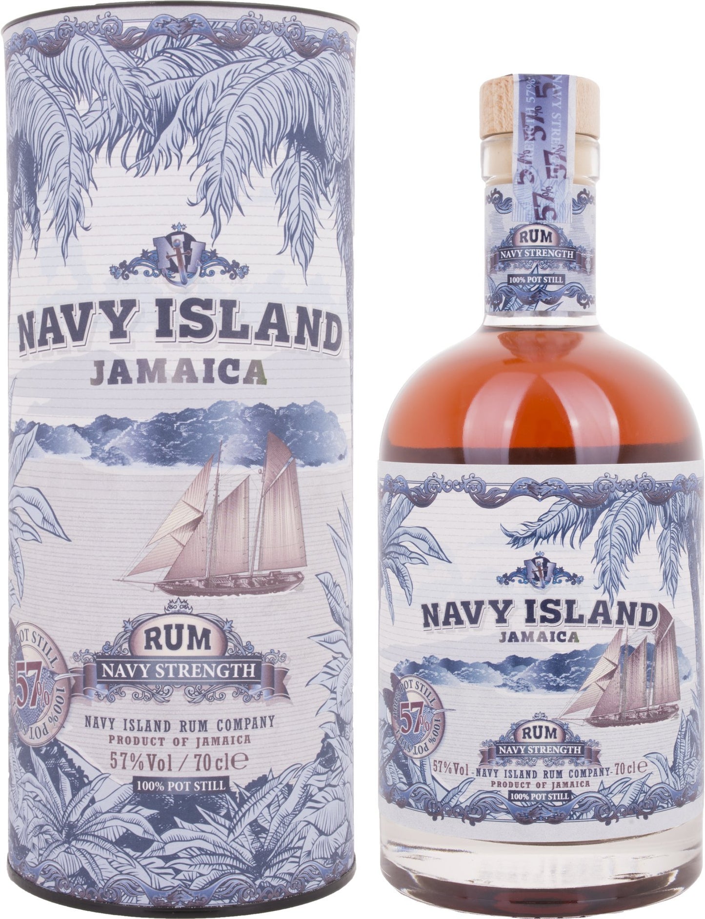 Navy Island JAMAICA Navy Strength Rum 57% Vol. 0,7l in Giftbox
