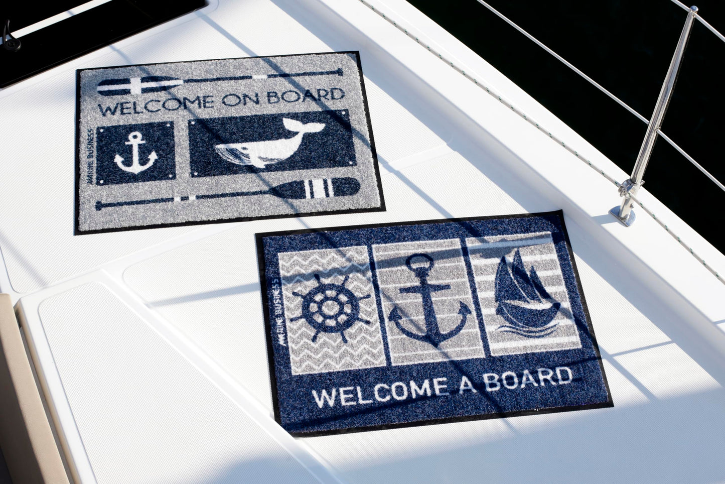 WERYU MARINE BUSINESS-WELCOME - TAPPETO - ROSEWIND TURCHESE