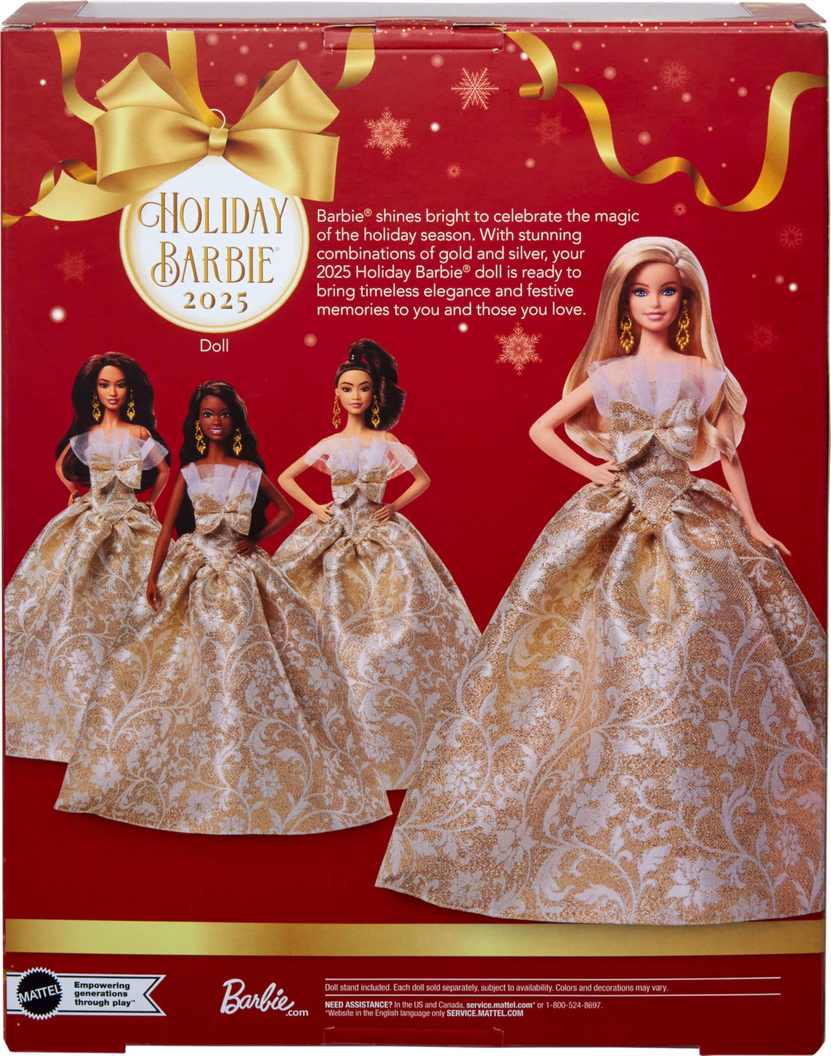 Barbie 2025 Holiday Doll