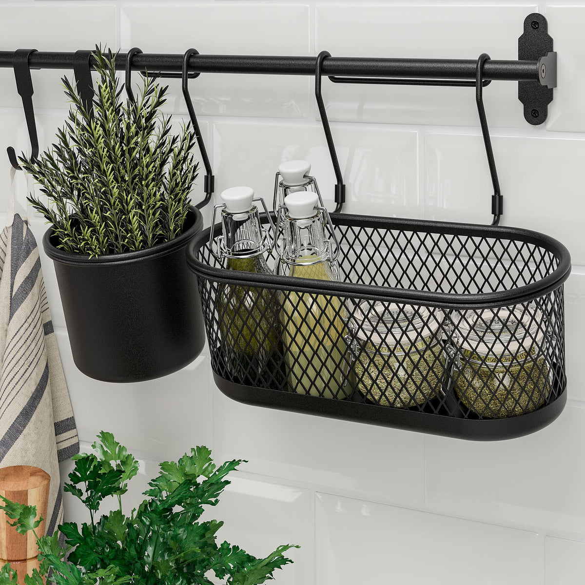 Ikea Guida HULTARP, 80 cm, nero