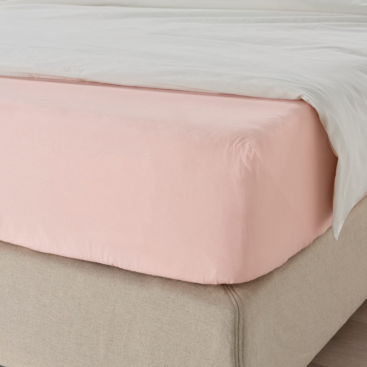 IKEA DVALA - Lenzuolo con angoli, 140 x 200 cm, colore: rosa chiaro