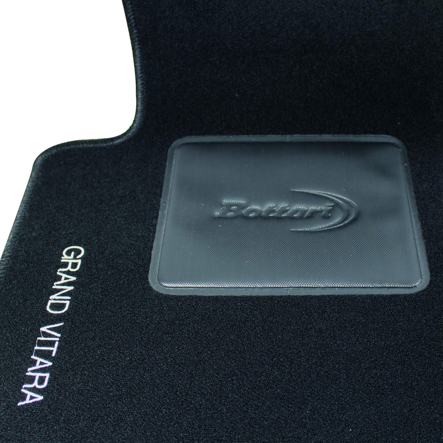 Bottari 39097 Set Tappeti Auto Su Misura In Moquette, Nero, 4 Pezzi