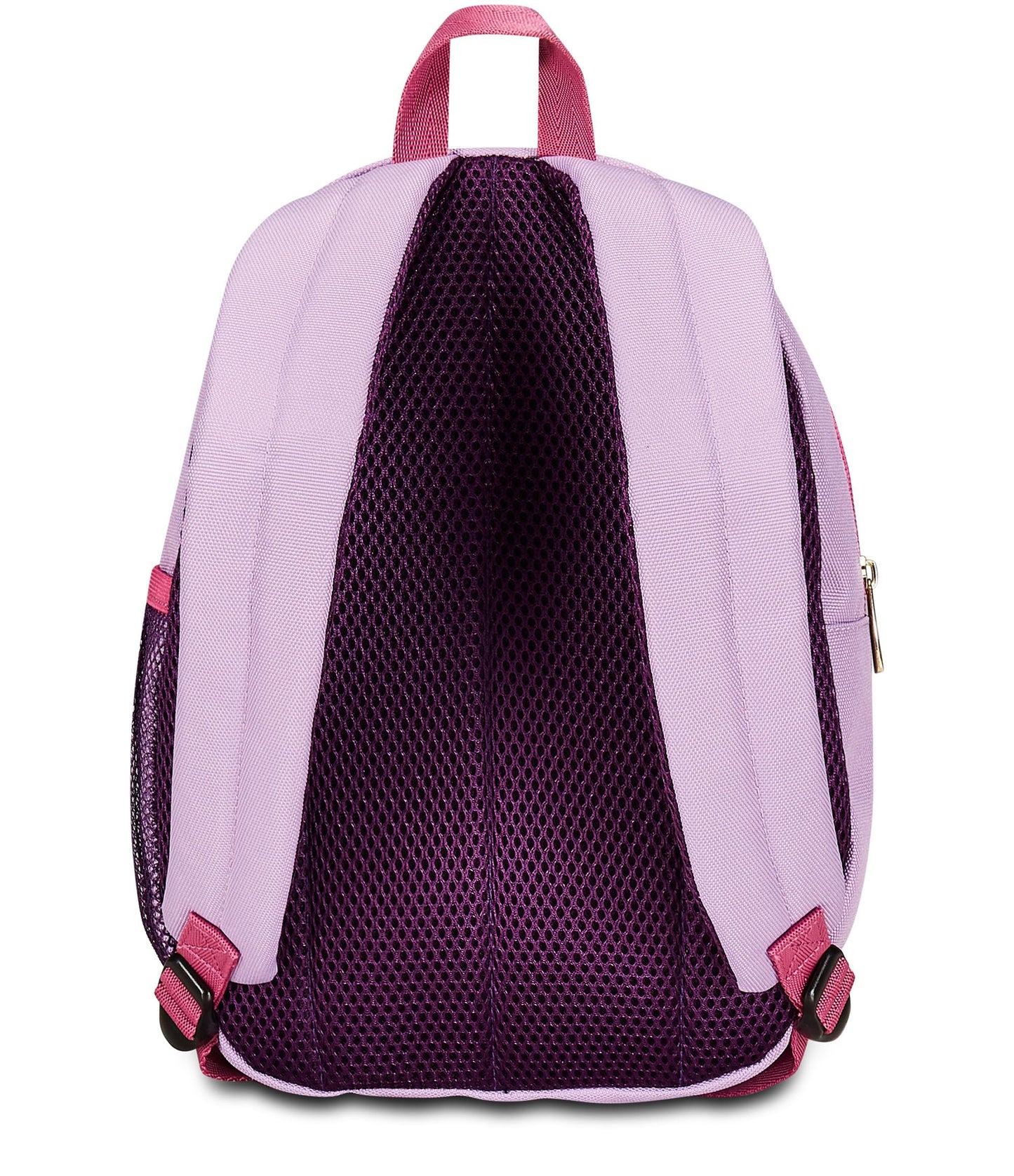 Disney Zaino Asilo Small, WISH, Lilla - Tasche Laterali Porta Borraccia, Tasca Frontale, Zainetto Asilo Bambina - Zaino Scuola Kid - Principesse Disney