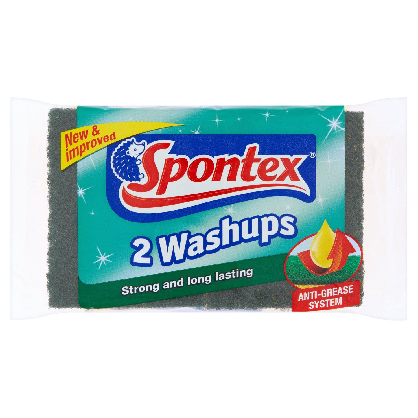 Spontex - Spugna multiuso per lavaggi, 2 pezzi