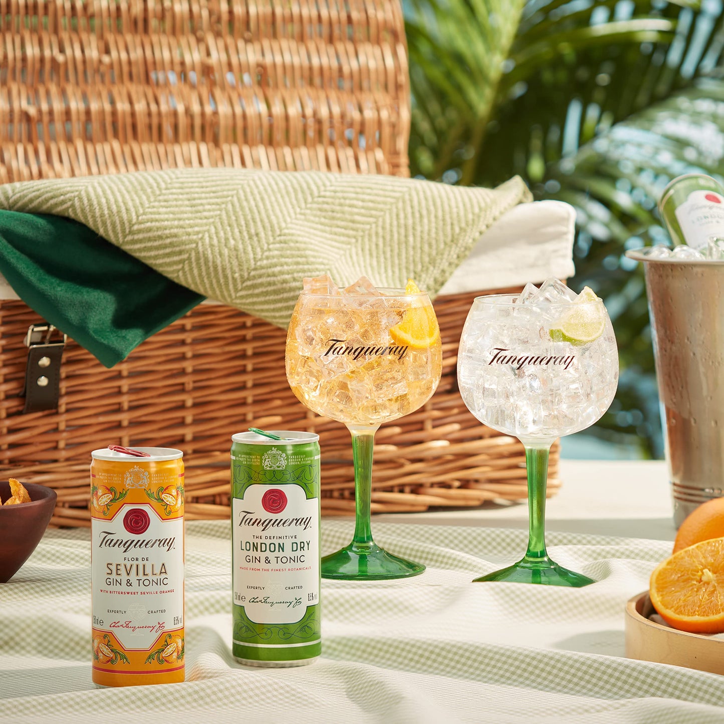 Tanqueray London Dry - Premix Gin & Tonic, Pack di 12 Lattine da 250 ml