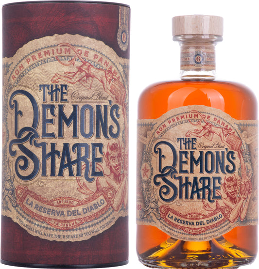The Demon's Share Rum 6 Years Old 40% Vol. 0,7l in Giftbox