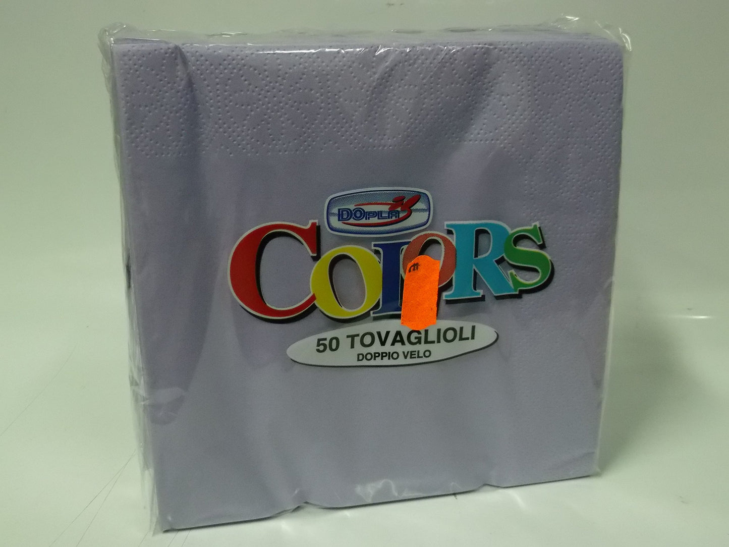 Tovaglioli in carta lilla 2 veli 33 x 33 cm Dopla 50 pz