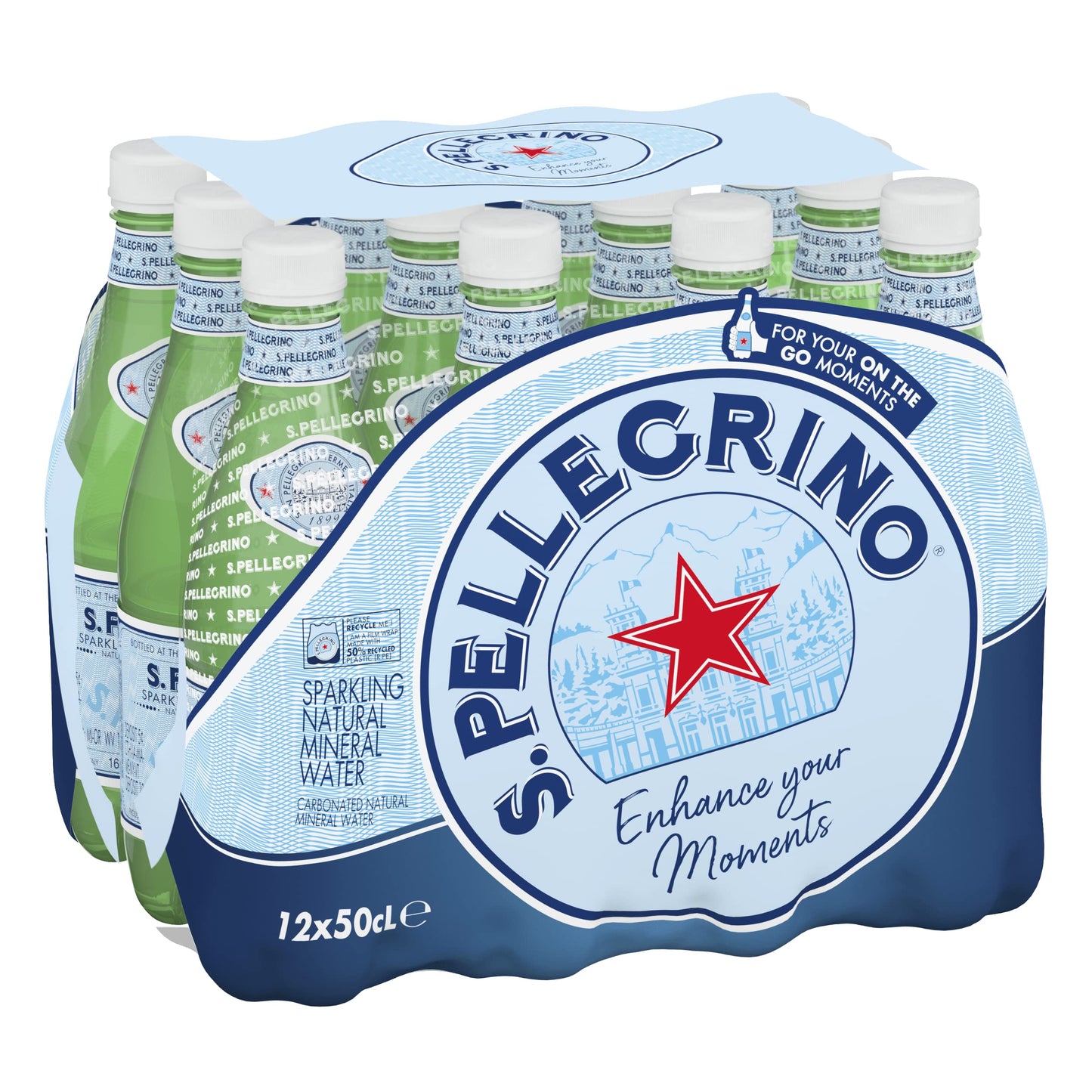 San Pellegrino Acqua minerale naturale frizzante 12x500ml