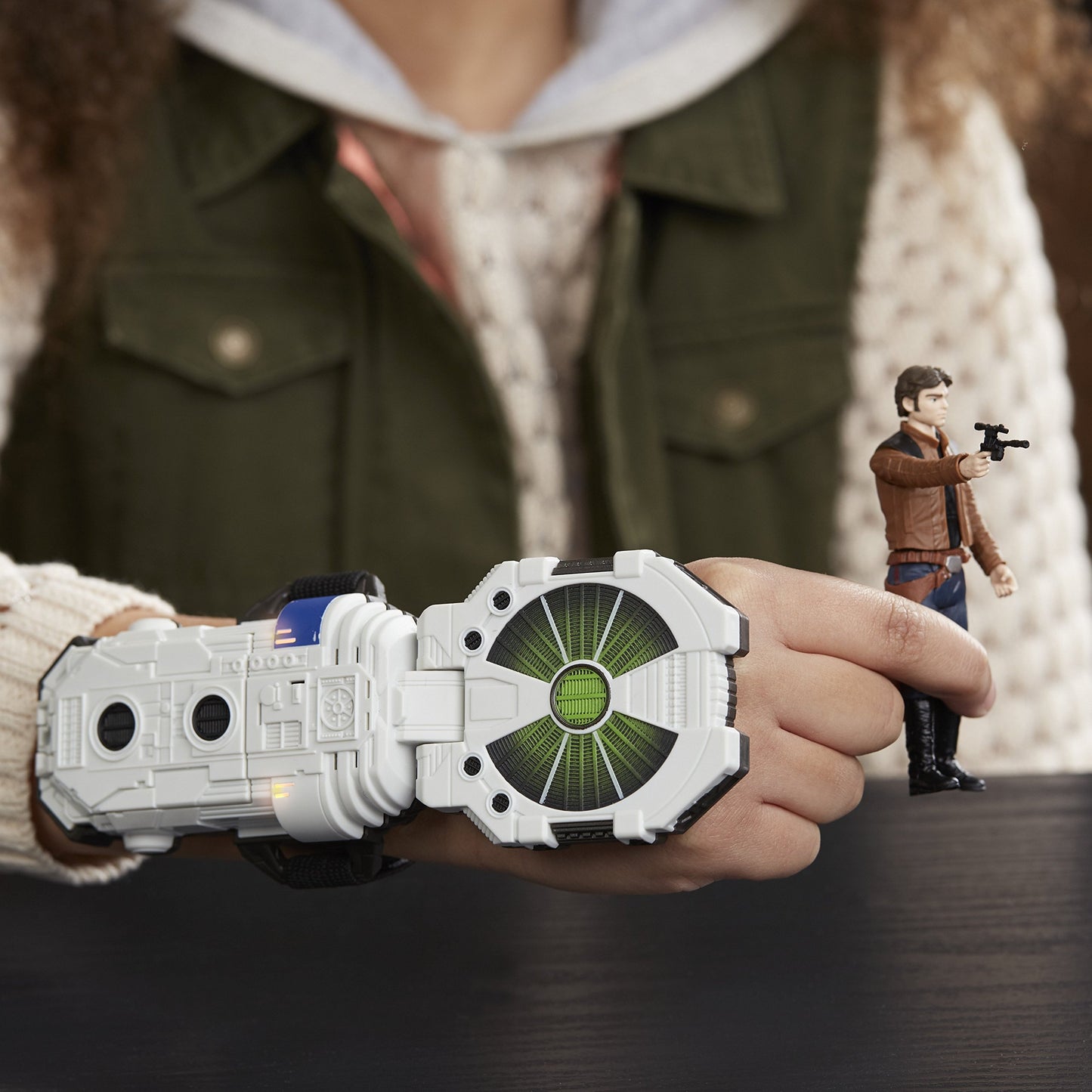 Star Wars Hasbro Kit Base Starter Set con Han Solo (Force Link 2.0), Multi-Colour, E0322103 (Lingua Italiano)