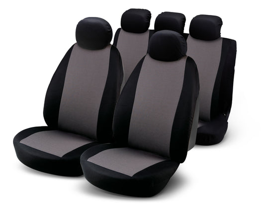 Bottari 10412 Set Completo Fodere per Auto G9, Universali, Colore Nero e Grigio