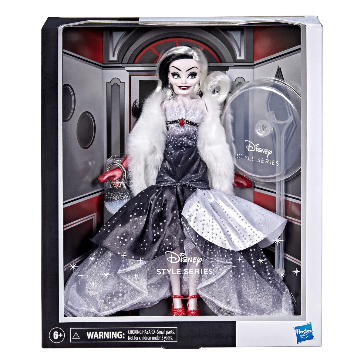 Disney Villains Style Series Cruella De Vil, Contemporary Style Fashion Doll, Collectible Toy for Girls 6 Years and Up [Esclusivo Amazon]